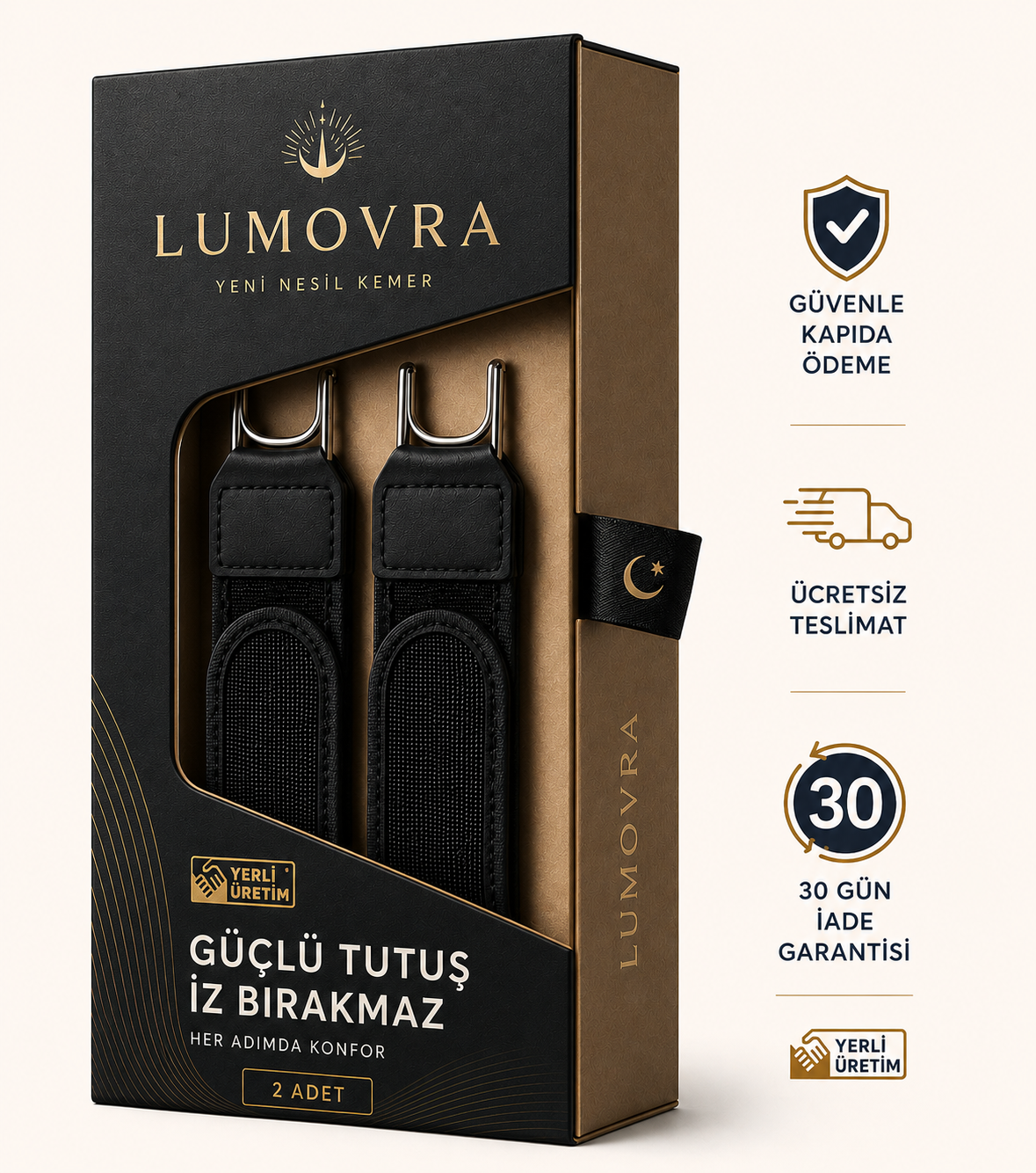 Lumovra Tokasız Kemer